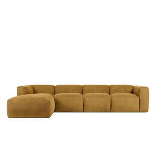 KONSIMO Ecksofa Buffo ¦ gelb ¦ Maße (cm): B: 365 H: 73