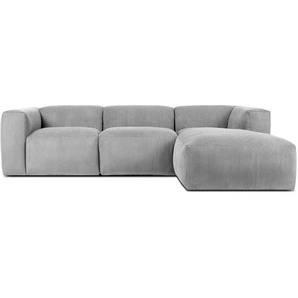 KONSIMO Ecksofa Buffo ¦ grau ¦ Maße (cm): B: 285 H: 73