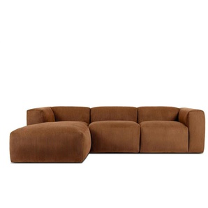 KONSIMO Ecksofa Buffo ¦ orange ¦ Maße (cm): B: 285 H: 73