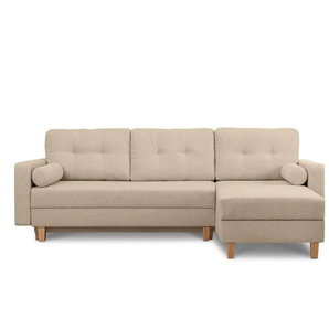 KONSIMO Ecksofa  Eriso ¦ creme ¦ Maße (cm): B: 240 H: 75