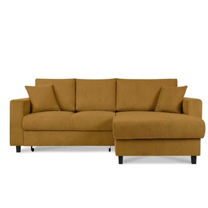 KONSIMO Ecksofa  Egret ¦ gelb ¦ Maße (cm): B: 234 H: 92