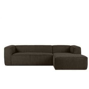 KONSIMO Ecksofa Ferox ¦ braun ¦ Maße (cm): B: 305 H: 73