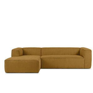 KONSIMO Ecksofa  Ferox ¦ gelb ¦ Maße (cm): B: 305 H: 73