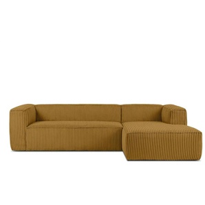 KONSIMO Ecksofa  Ferox ¦ gelb ¦ Maße (cm): B: 305 H: 73