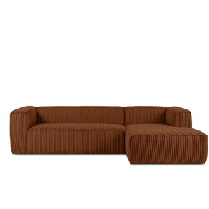KONSIMO Ecksofa  Ferox ¦ orange ¦ Maße (cm): B: 305 H: 73