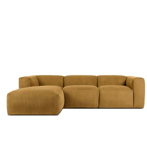 KONSIMO Ecksofa Buffo ¦ gelb ¦ Maße (cm): B: 285 H: 73