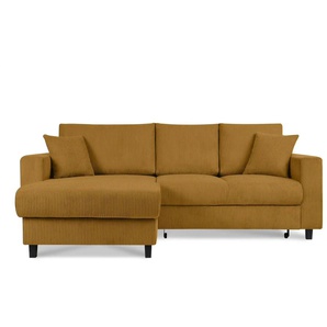 KONSIMO Ecksofa Egret - gelb - Materialmix - 234 cm - 92 cm | Möbel Kraft