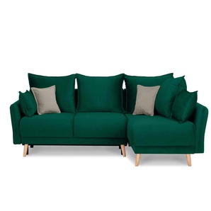 KONSIMO Ecksofa Belmos | grün | 234 cm | 100 cm |
