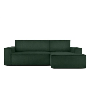 KONSIMO Ecksofa Napi | grün | 262 cm | 88 cm |