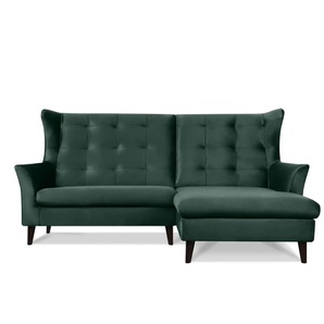 KONSIMO Ecksofa Salis ¦ grün ¦ Maße (cm): B: 225 H: 105