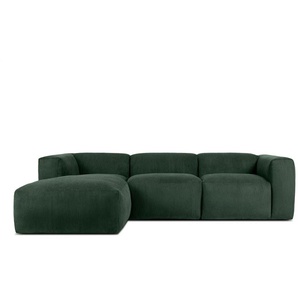 KONSIMO Ecksofa Buffo - grün - Materialmix - 285 cm - 73 cm | Möbel Kraft