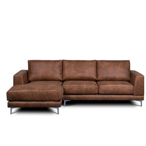 KONSIMO Ecksofa  Holco ¦ braun ¦ Maße (cm): B: 264 H: 82