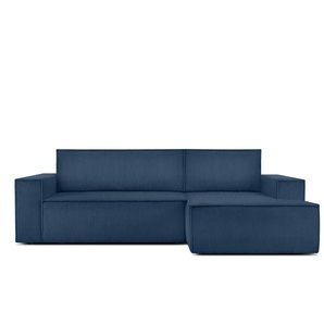 KONSIMO Ecksofa  Napi ¦ blau ¦ Maße (cm): B: 262 H: 88