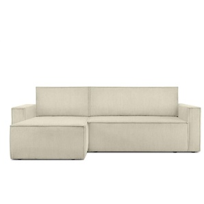 KONSIMO Ecksofa  Napi ¦ creme ¦ Maße (cm): B: 246 H: 89