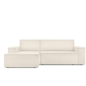 KONSIMO Ecksofa  Napi ¦ creme ¦ Maße (cm): B: 262 H: 88