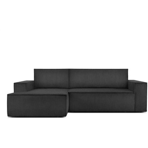 KONSIMO Ecksofa  Napi ¦ grau ¦ Maße (cm): B: 262 H: 88
