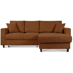KONSIMO Ecksofa Egret | orange | 234 cm | 92 cm |