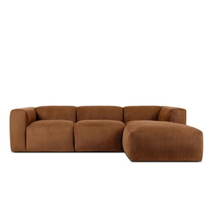 KONSIMO Ecksofa  Buffo ¦ orange ¦ Maße (cm): B: 285 H: 73
