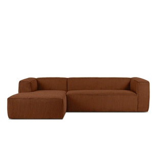 KONSIMO Ecksofa  Ferox ¦ orange ¦ Maße (cm): B: 305 H: 73