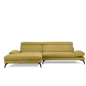 KONSIMO Ecksofa  Renar ¦ gelb ¦ Maße (cm): B: 285 H: 95