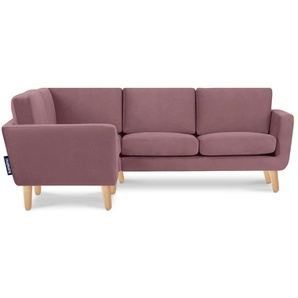 KONSIMO Ecksofa Tagio | rosa/pink | 220 cm | 80 cm |
