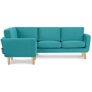 KONSIMO Ecksofa Tagio | türkis/petrol | 220 cm | 80 cm |