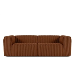 KONSIMO Einzelsofa Ferox - orange - Materialmix - 246 cm - 73 cm | Möbel Kraft