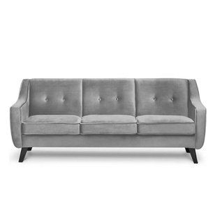 KONSIMO Einzelsofa  Terso ¦ grau ¦ Maße (cm): B: 206 H: 81