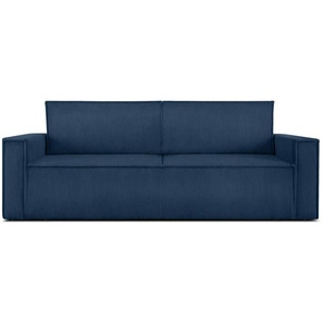 KONSIMO Einzelsofa Napi ¦ blau ¦ Maße (cm): B: 228 H: 89