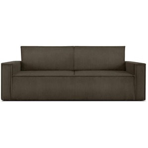 KONSIMO Einzelsofa  Napi ¦ braun ¦ Maße (cm): B: 244 H: 89