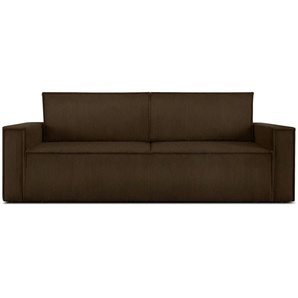 KONSIMO Einzelsofa  Napi ¦ braun ¦ Maße (cm): B: 244 H: 89