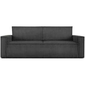KONSIMO Einzelsofa Napi | grau | 244 cm | 89 cm |