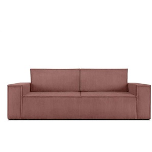 KONSIMO Einzelsofa Napi - rosa/pink - Materialmix - 244 cm - 89 cm | Möbel Kraft