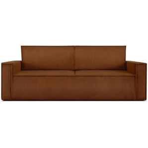 KONSIMO Einzelsofa Napi ¦ rot ¦ Maße (cm): B: 228 H: 89