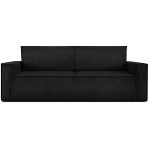 KONSIMO Einzelsofa  Napi ¦ schwarz ¦ Maße (cm): B: 244 H: 89