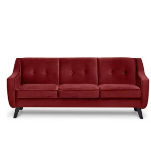 KONSIMO Einzelsofa Terso - rot - Materialmix - 206 cm - 81 cm | Möbel Kraft
