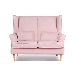KONSIMO Einzelsofa  Stralis ¦ rosa/pink ¦ Maße (cm): B: 136 H: 106
