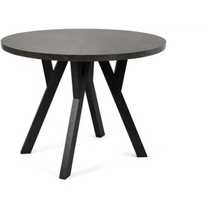 KONSIMO Esstisch  Samuel ¦ grau Ø: 100