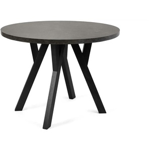 KONSIMO Esstisch - grau - Materialmix - 100 cm - 75 cm - 100.0 | Möbel Kraft