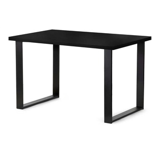 KONSIMO Esstisch - schwarz - Materialmix - 80 cm - 77 cm | Möbel Kraft