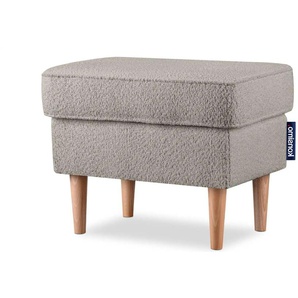 KONSIMO Hocker Stralis - beige - Materialmix - 41 cm - 43 cm | Möbel Kraft