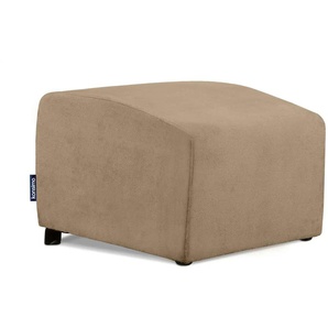 KONSIMO Hocker Caro - beige - Materialmix - 60 cm - 45 cm | Möbel Kraft