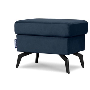KONSIMO Hocker Cordi - blau - Materialmix - 56 cm - 43 cm | Möbel Kraft