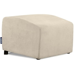 KONSIMO Hocker  Caro ¦ creme ¦ Maße (cm): B: 60 H: 45