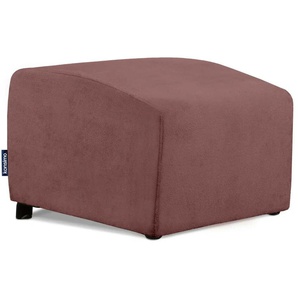 KONSIMO Hocker  Caro ¦ rosa/pink ¦ Maße (cm): B: 60 H: 45