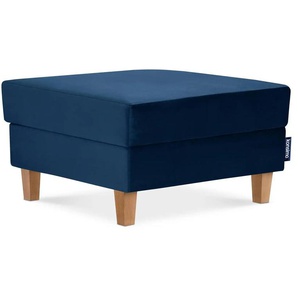 KONSIMO Hocker Eriso ¦ blau ¦ Maße (cm): B: 71 H: 43