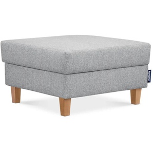 KONSIMO Hocker  Eriso ¦ grau ¦ Maße (cm): B: 71 H: 43