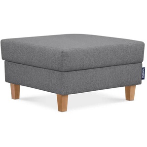 KONSIMO Hocker  Eriso ¦ grau ¦ Maße (cm): B: 71 H: 43