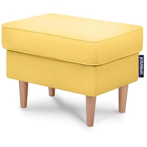 KONSIMO Hocker  Stralis ¦ gelb ¦ Maße (cm): B: 41 H: 43