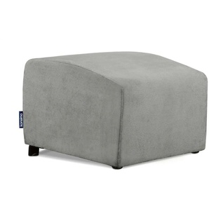 KONSIMO Hocker  Caro ¦ grau ¦ Maße (cm): B: 60 H: 45